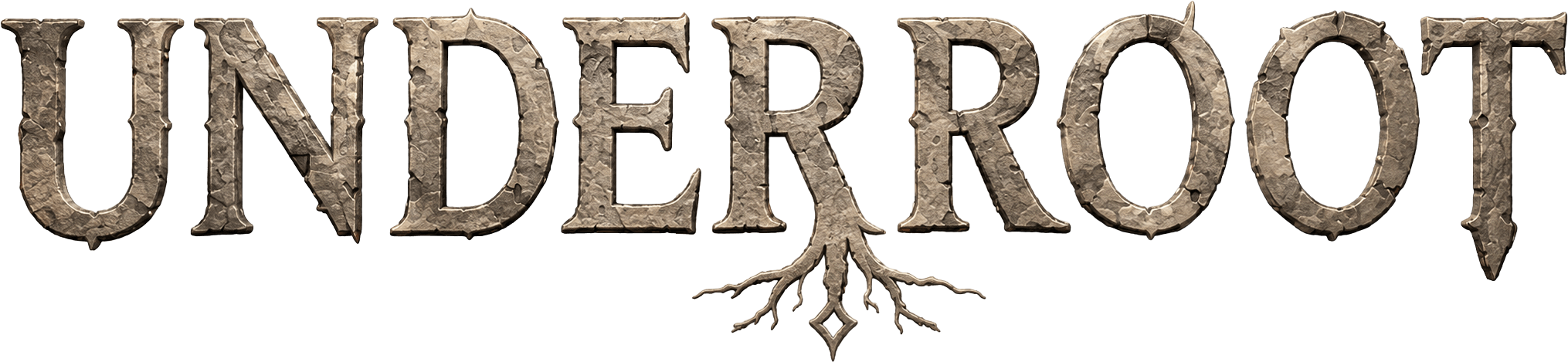 Underroot stone wordmark logo