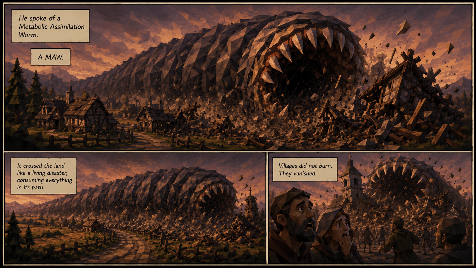 A panel from the Underroot story